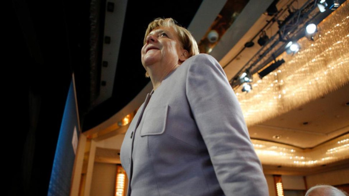 La cancillera alemana Angela Merkel.-AXEL SCHMIDT / REUTERS