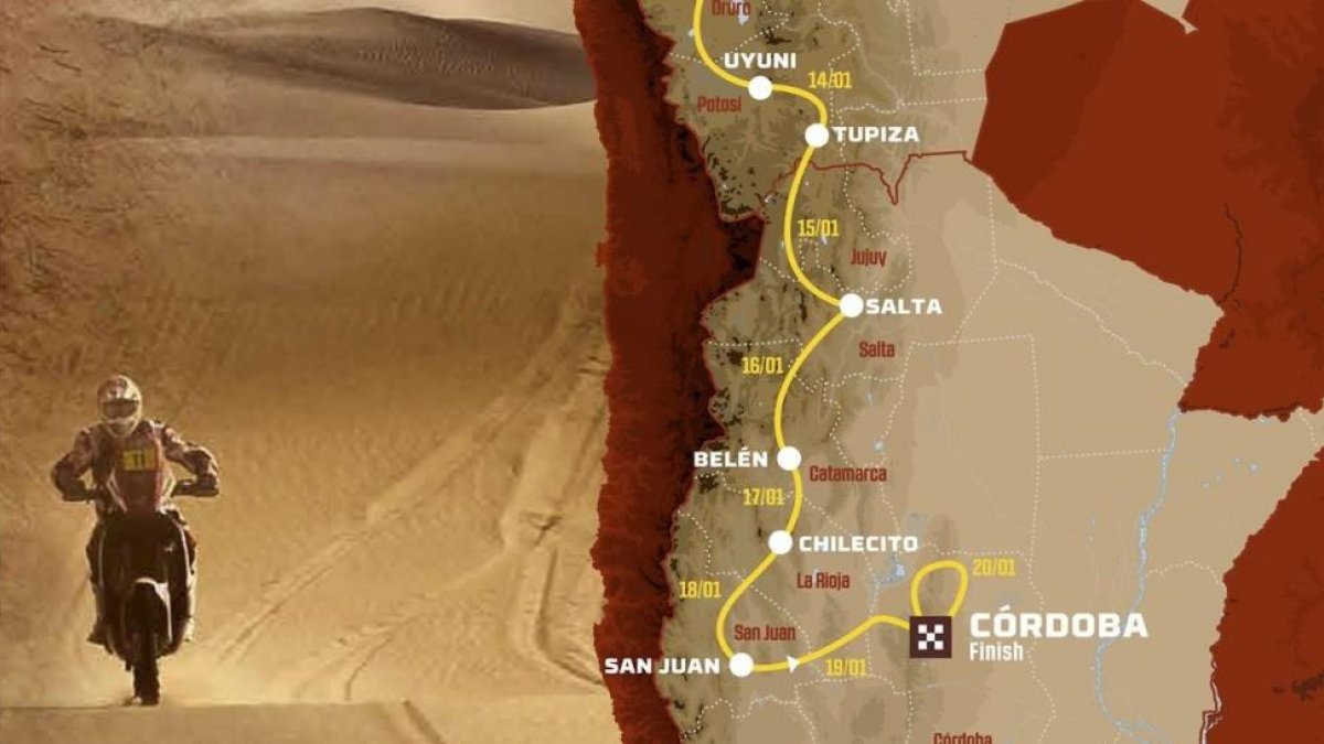 El Dakar vuelve a Sudamérica en enero.-AP