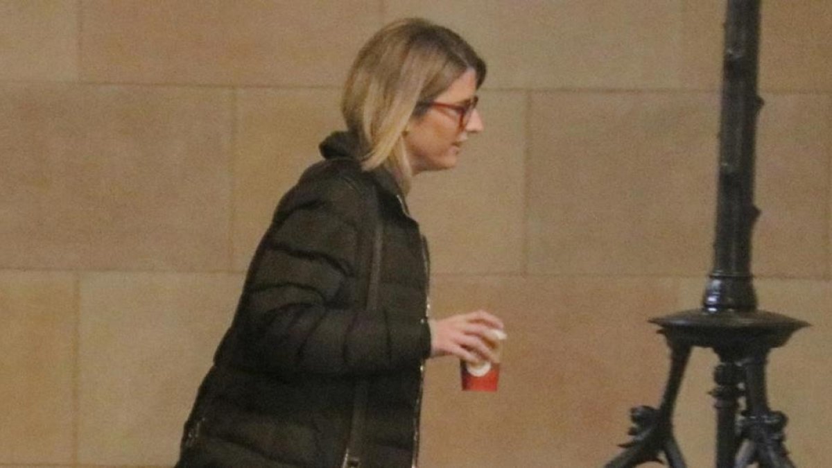 Elsa Artadi, del grupo parlamentario de JxCAT, en enero, en el Parlament.-BERNAT VILARÓ (ACN)