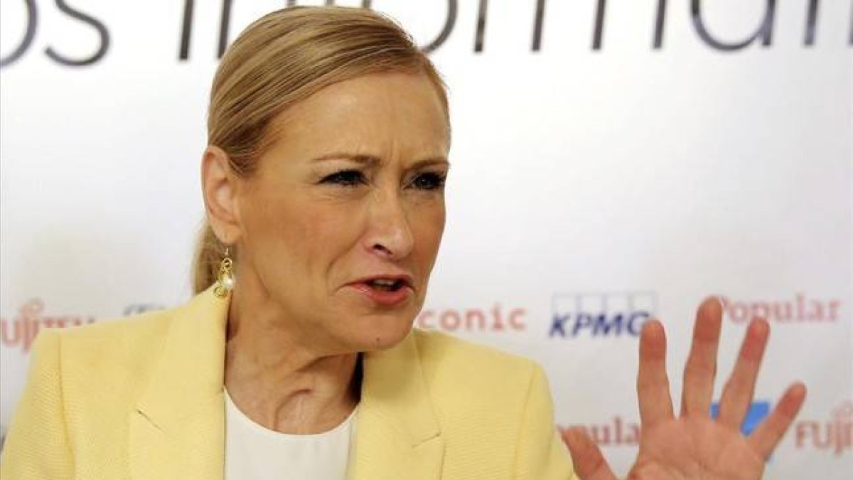 La presidenta de la Comunidad de Madrid, Cristina Cifuentes.-BALLESTEROS / EFE