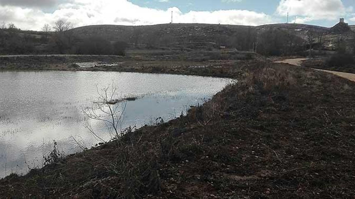 Se ha aprovechado el agua proveniente de un arroyo afluente del río Úrbel para crear las charcas y mejorar el hábitat de diferentes especies.-ECB
