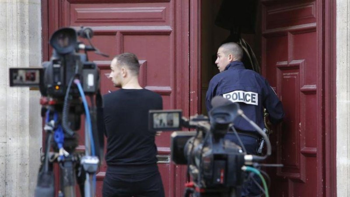 La residencia que ocupaba Kim Kardashian en París y donde se ha producido el robo.-AP / MICHEL EULER