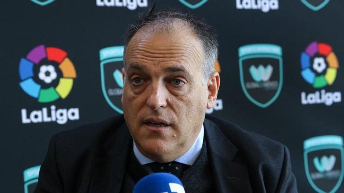 Javier Tebas, presidente de LaLiga.-EFE / ÁLEX CRUZ