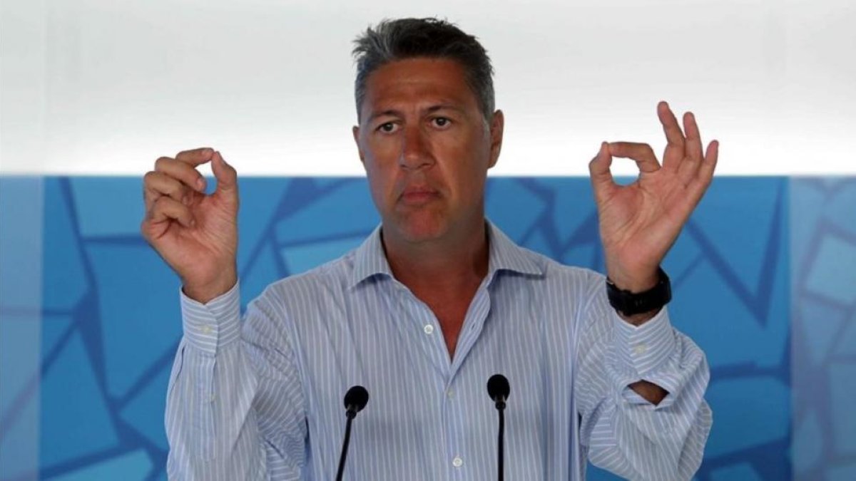 El presidente del PPC, Xavier García Albiol.-PERIODICO (EFE / TONI ALBIR)