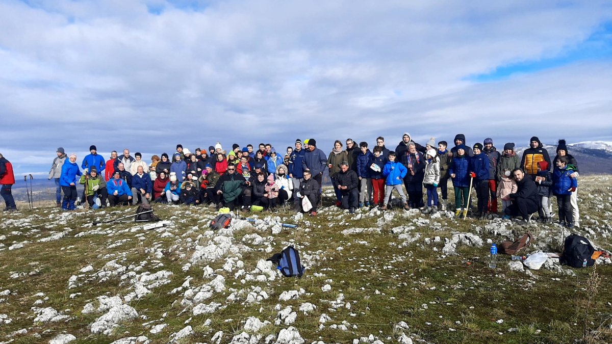 Foto de la subida a la cima de Peñalara el pasado 6 de diciembre TIERRA DE LARA