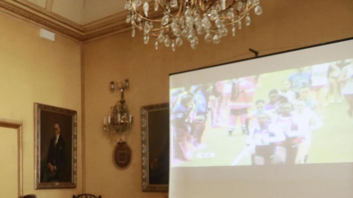 El vídeo se presentó ayer en la Diputación Provincial-Raúl G. Ochoa