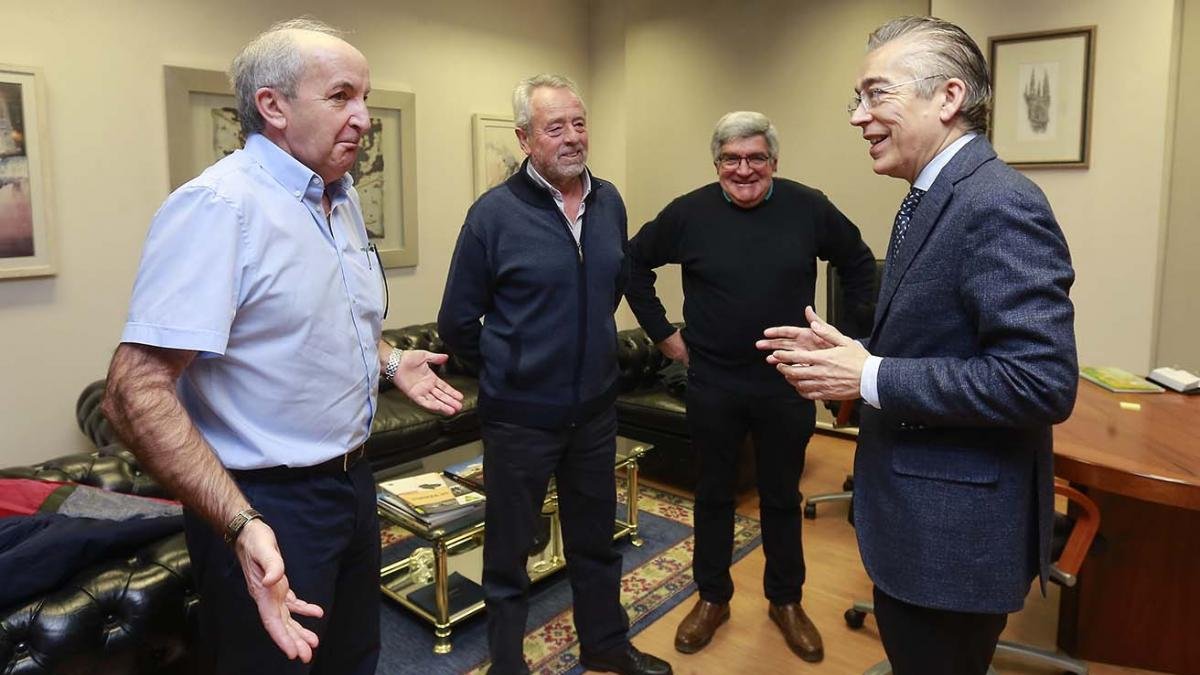 Viloria defiende de nuevo que el Camino de Santiago forma parte de su historia.-RAÚL G. OCHOA