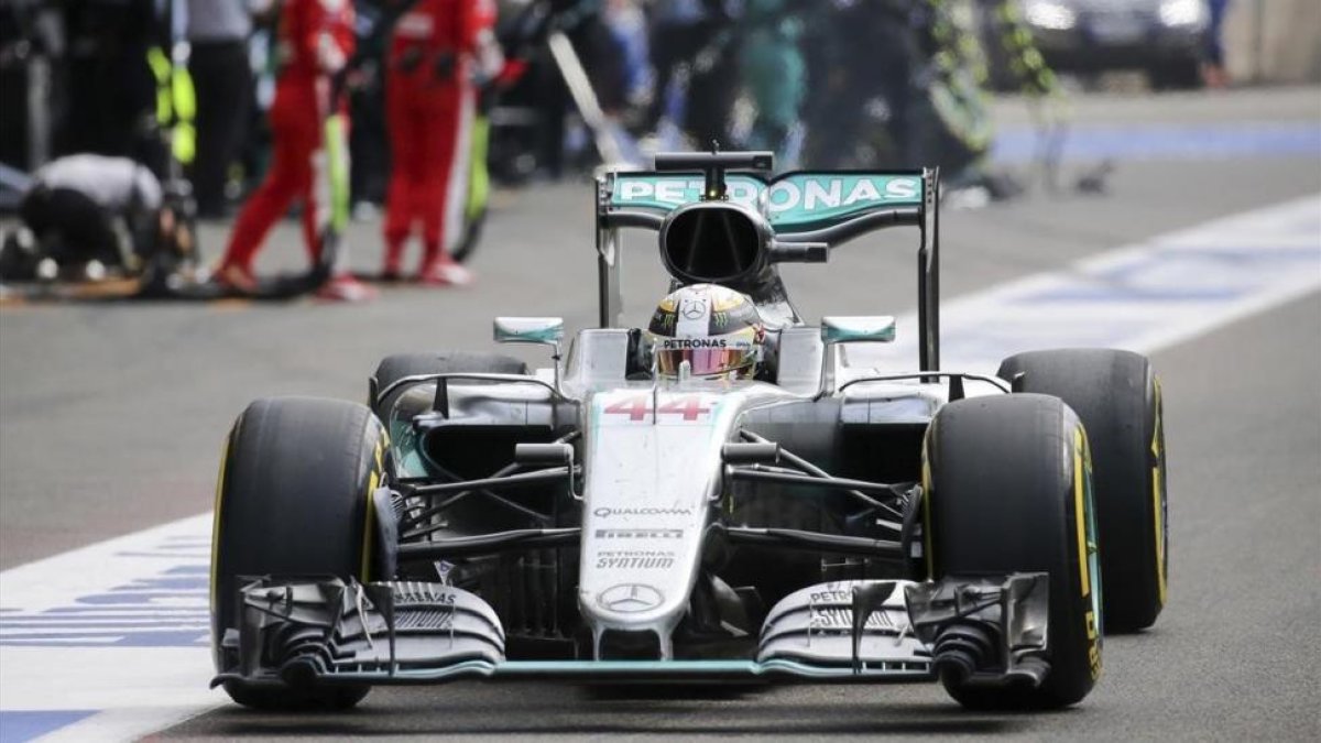 Lewis Hamilton, en Spa-AP / OLIVIER MATTHYS
