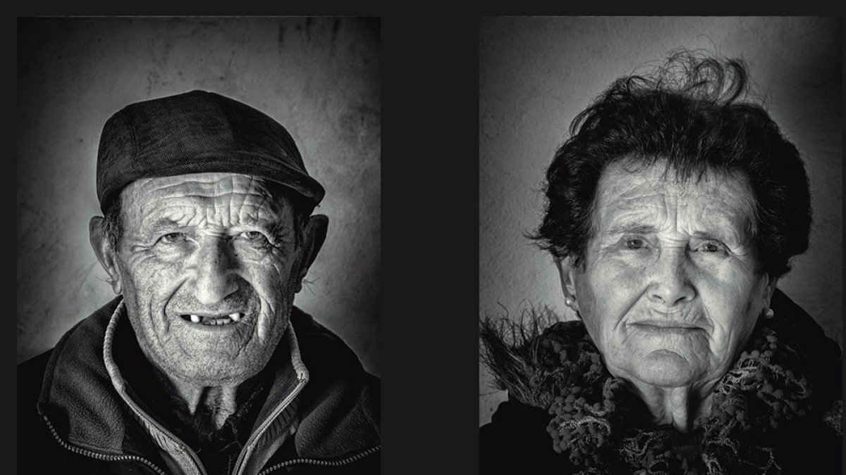 Dos retratos del proyecto 'Surcos del Arlanza'. JUAN CARLOS GALLEGO