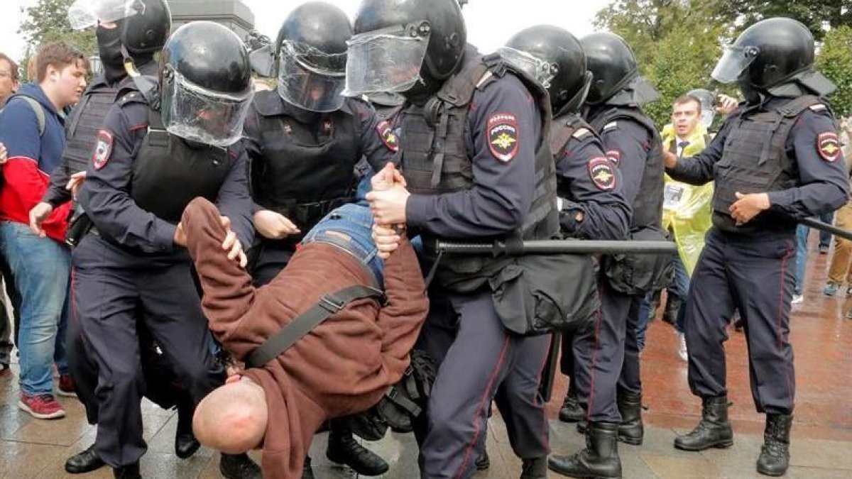 Imagen de las protestas.-EFE