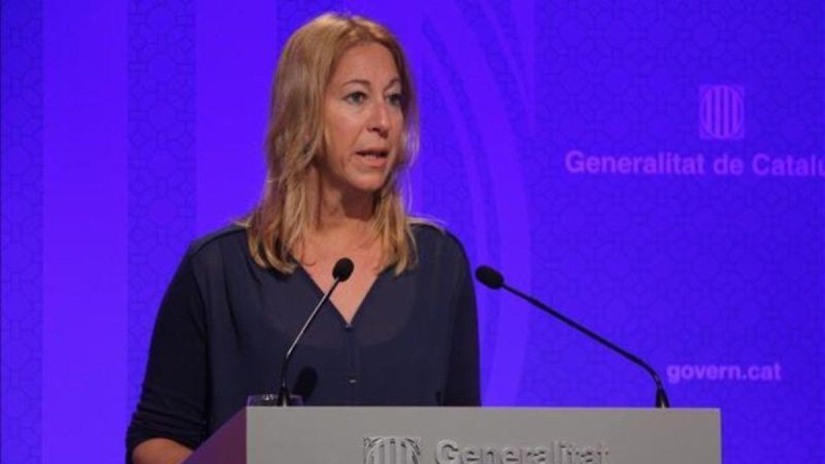 La vicepresidenta y portavoz del Govern, Neus Munté.-