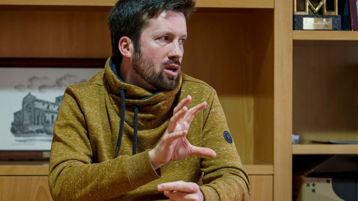 José Ramón González es el cabeza de lista de Vía Burgalesa. SANTI OTERO