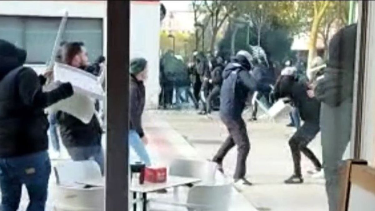 El vídeo de la pelea permitirá identificar a parte de los implicados. ECB