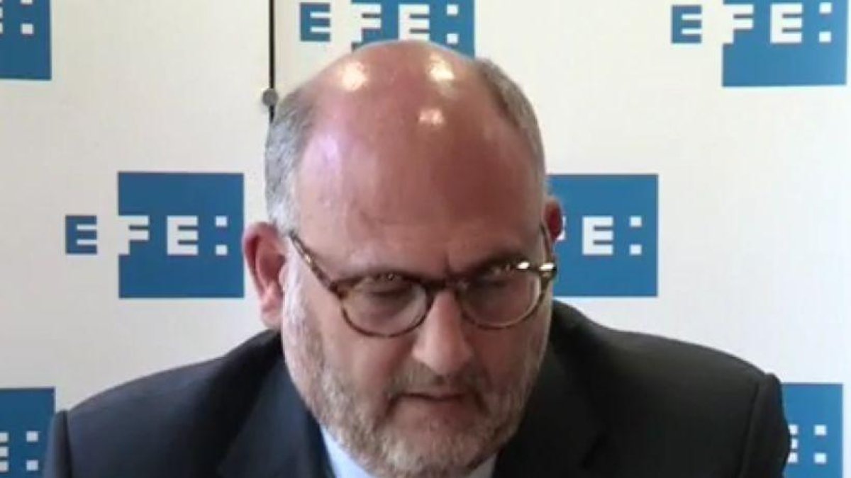 Eduard Pujol, esta mañana en EFE-EFE
