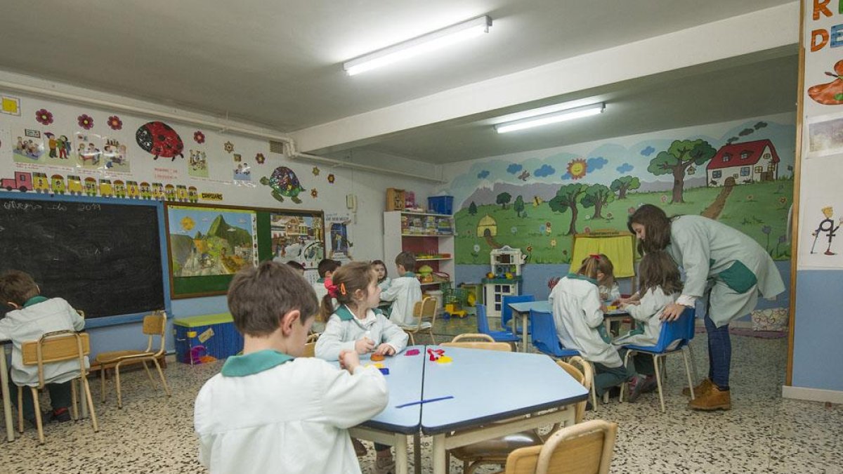 Una clase del centro.-ISRAEL L. MURILLO