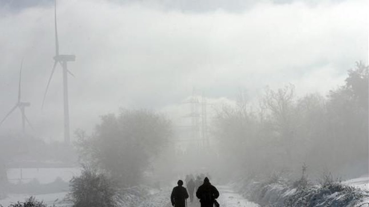 Ambiente invernal.-EFE