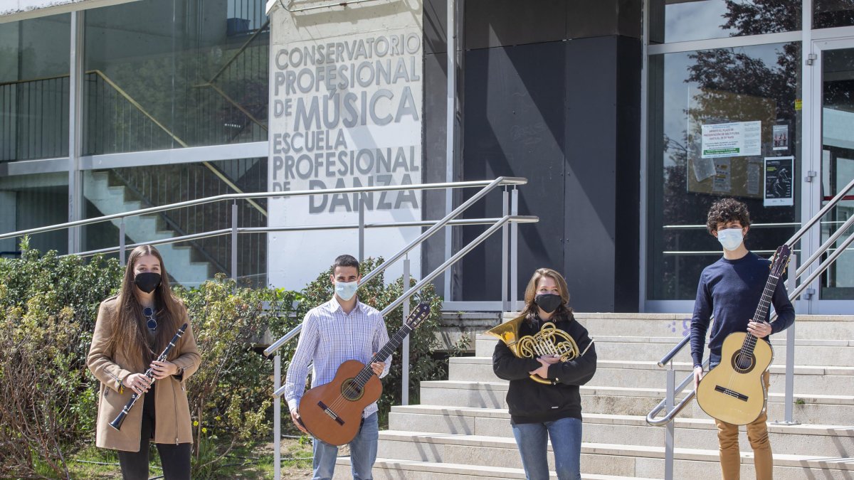 Alumnos del Conservatorio Profesional de Burgos. SANTI OTERO
