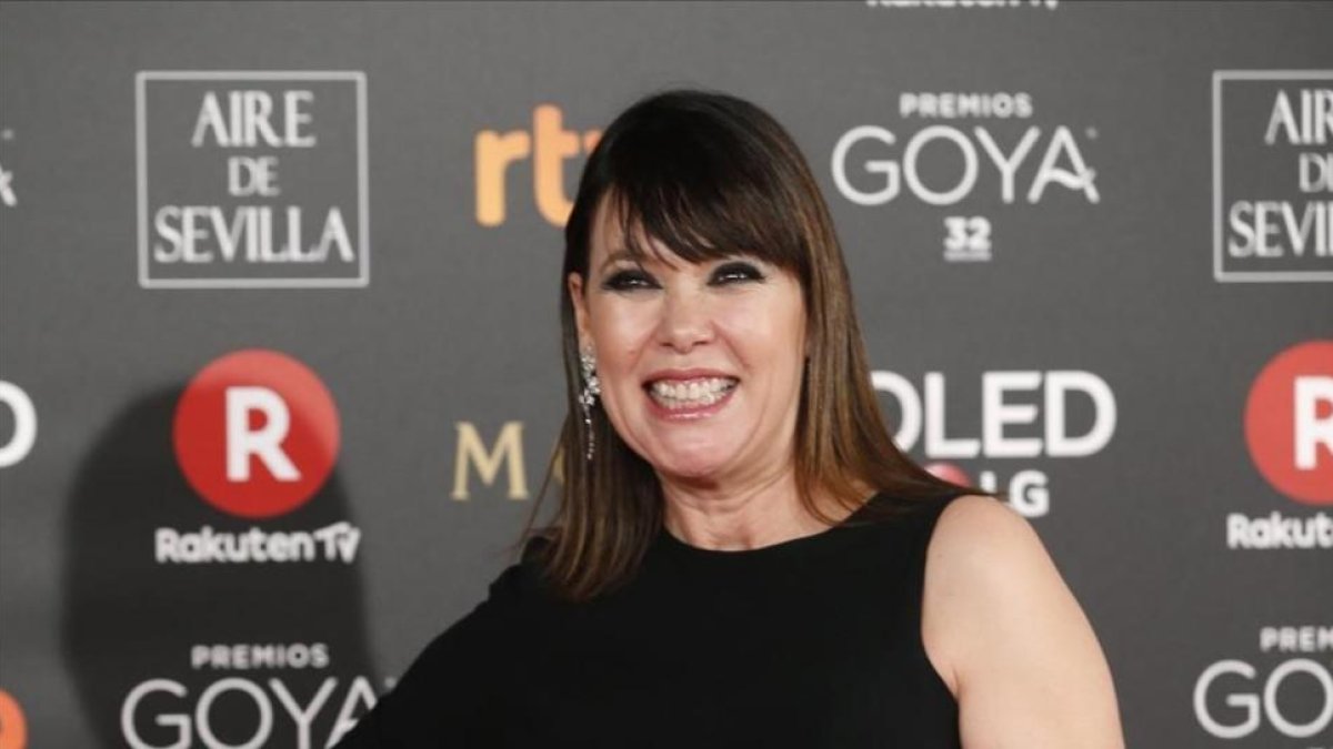 La documentalista Mabel Lozano, en la ceremonia de los premios Goya 2018.-/ JAVIER LIZON / EFE