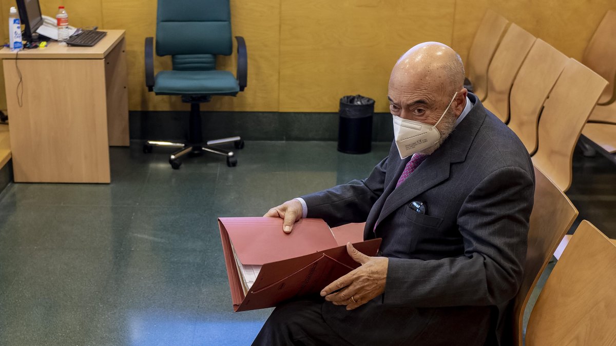 José María Arribas, durante el juicio celebrado el pasado mes de octubre. SANTI OTERO