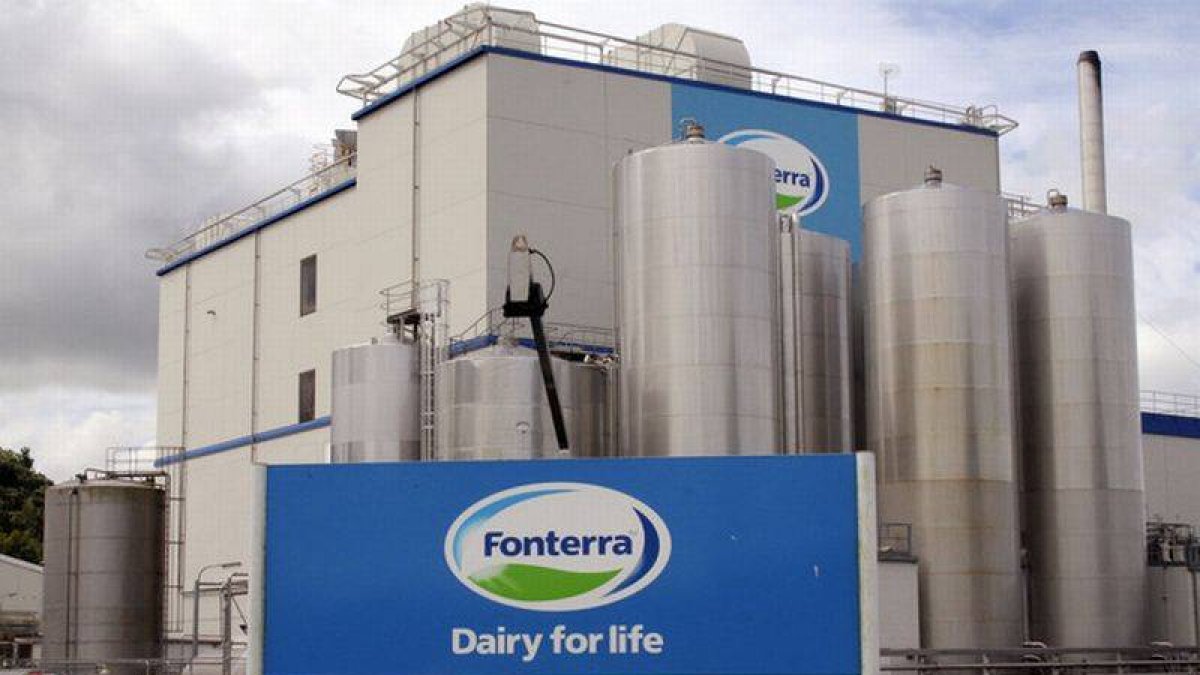 Planta de la empresa lechera Fonterra.-Foto: AP / STEVE CARLE