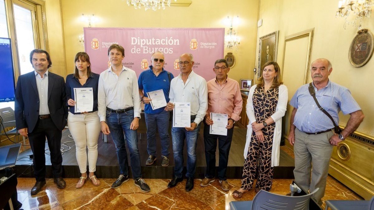 Entrega de certificados del Esquema Nacional de Seguridad en la Diputación de Burgos. SANTI OTERO