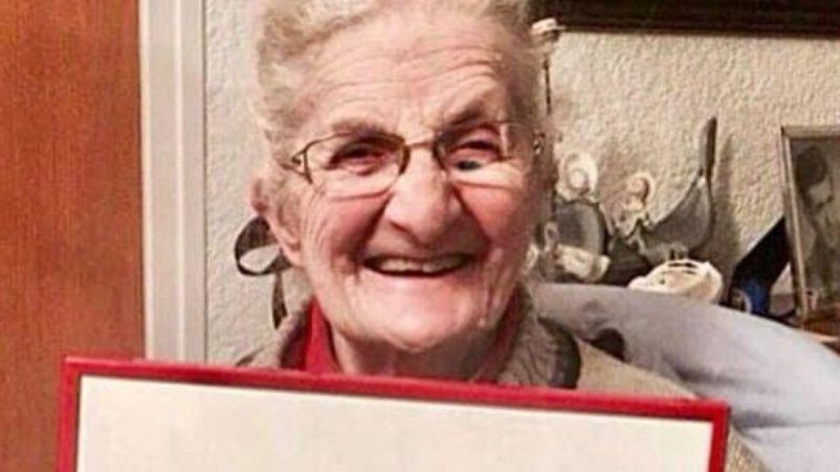 Antonia Cruells, la abuela de la Fabada Litoral.-FACEBOOK