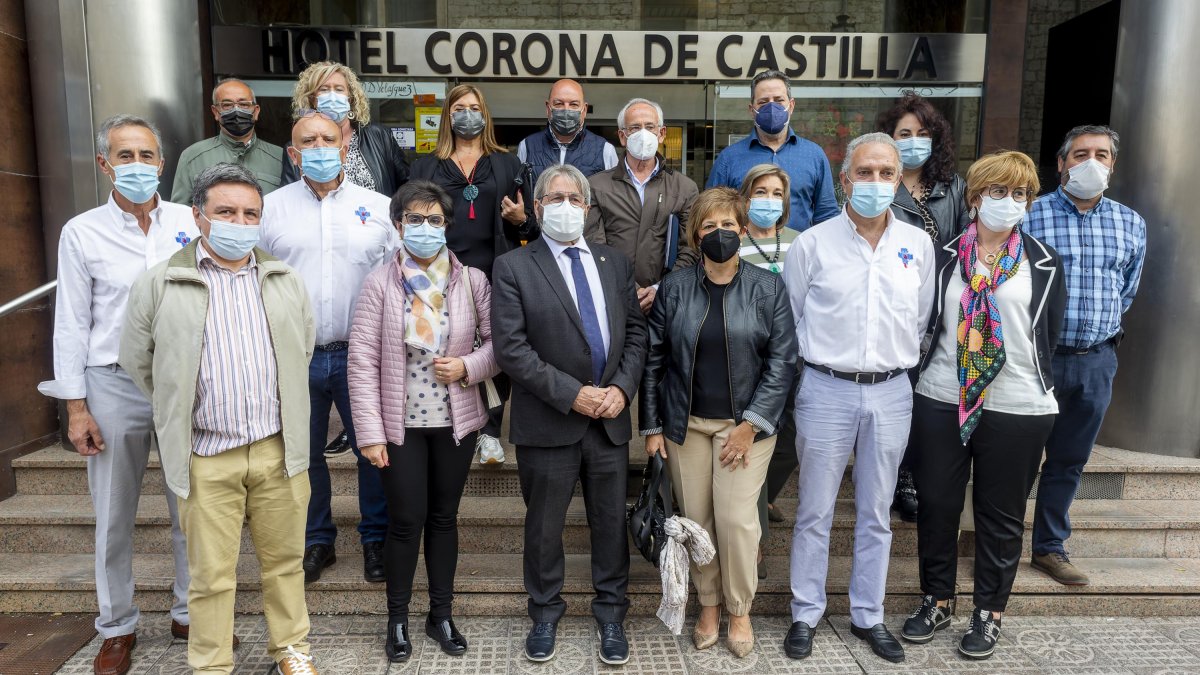 Los delegados de la provincia se reunieron presencialmente. SANTI OTERO