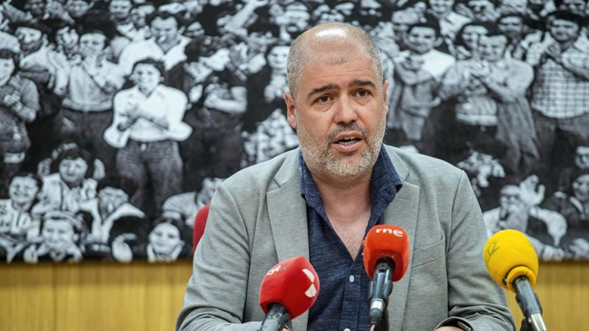 El secretario general de CCOO, Unai Sordo. SANTI OTERO