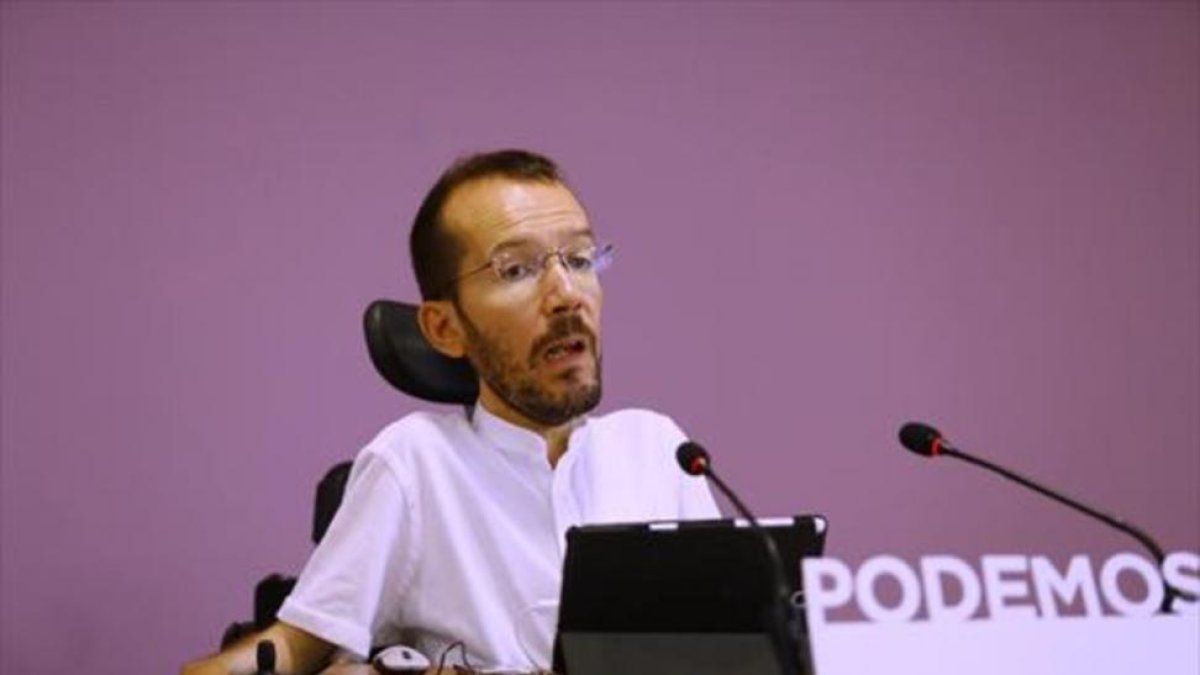 Pablo Echenique, número tres de Podemos.-AGUSTÍN CATALÁN