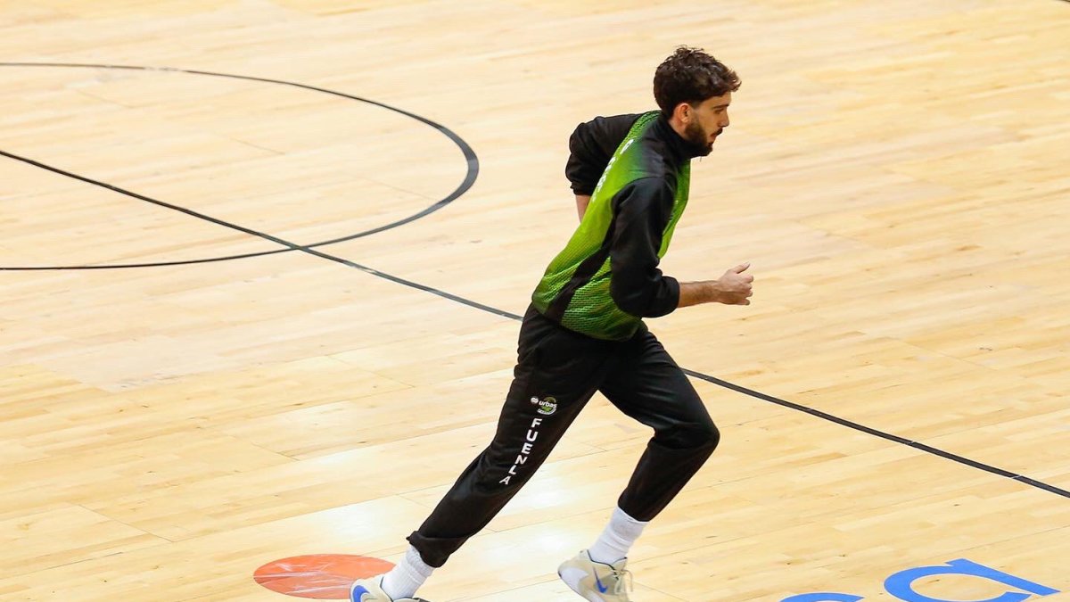 Marc García en un entrenamiento con el Fuenlabrada @marcga8