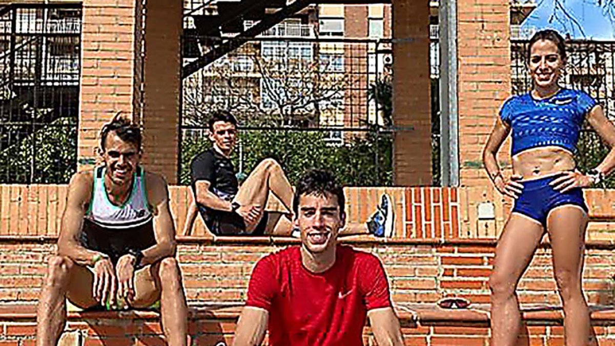Los atletas del ‘Grupo del Río’ Arce, Gómez, Sánchez y Campo podrán entrenar al aire libre en los próximos días , ECB