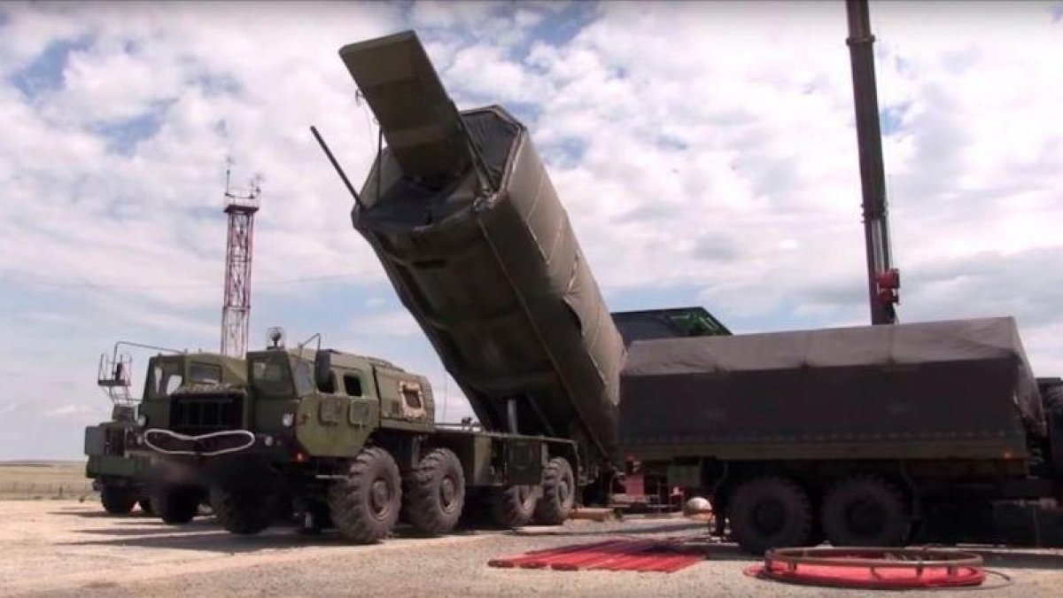 Captura de vídeo que muestra un sistema estratégico intercontinental Avangard, el pasado julio.-EFE