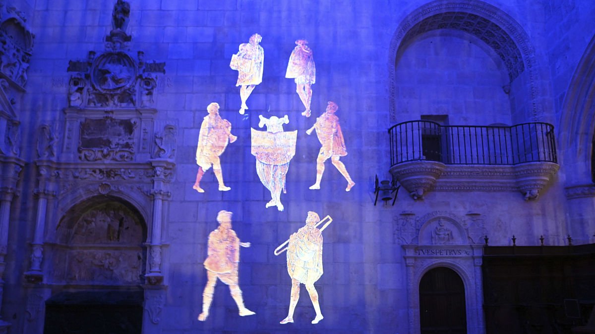 ‘Stella’ es un espectáculo de luz y sonido que dirige al visitante por un recorrido a lo largo de los siglos de la mano de las últimas tecnologías. FOTOS: ICAL