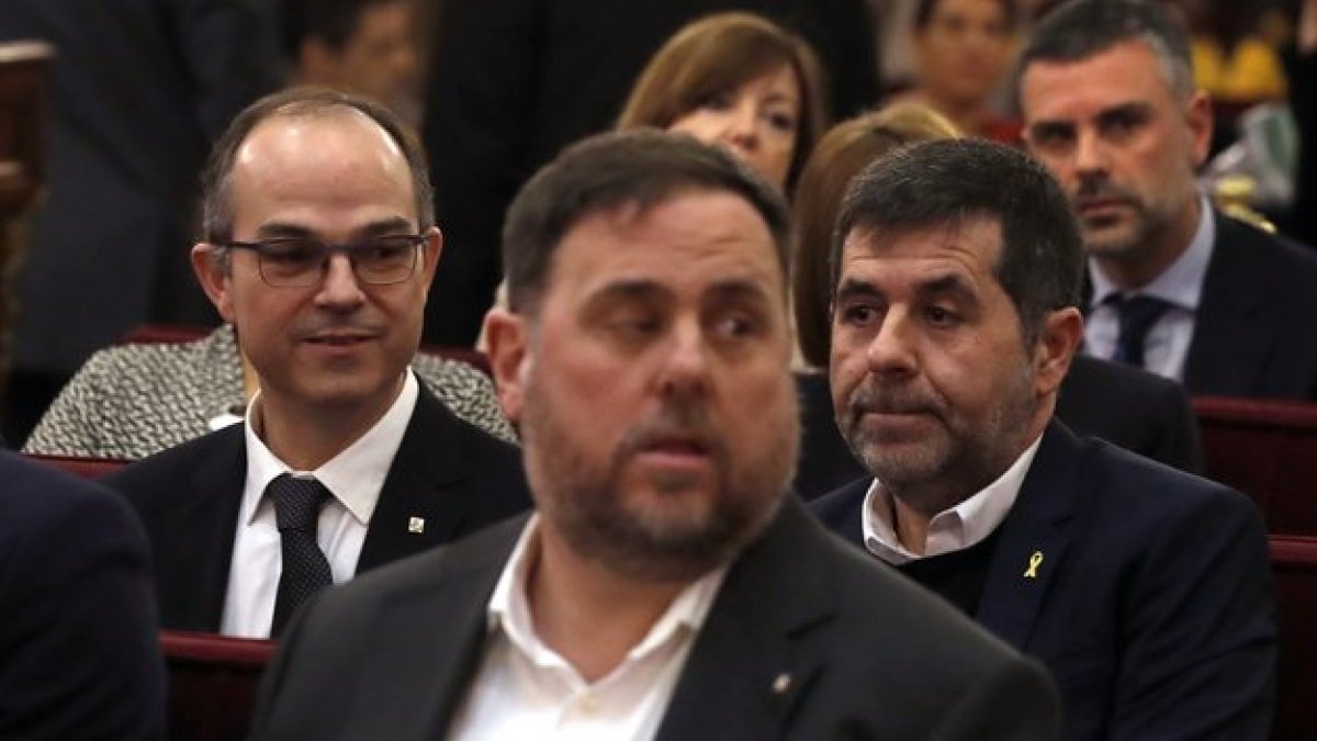 Oriol Junqueras, durante el juicio en el Tribunal Supremo.-J. J. GUILLÉN (EFE)