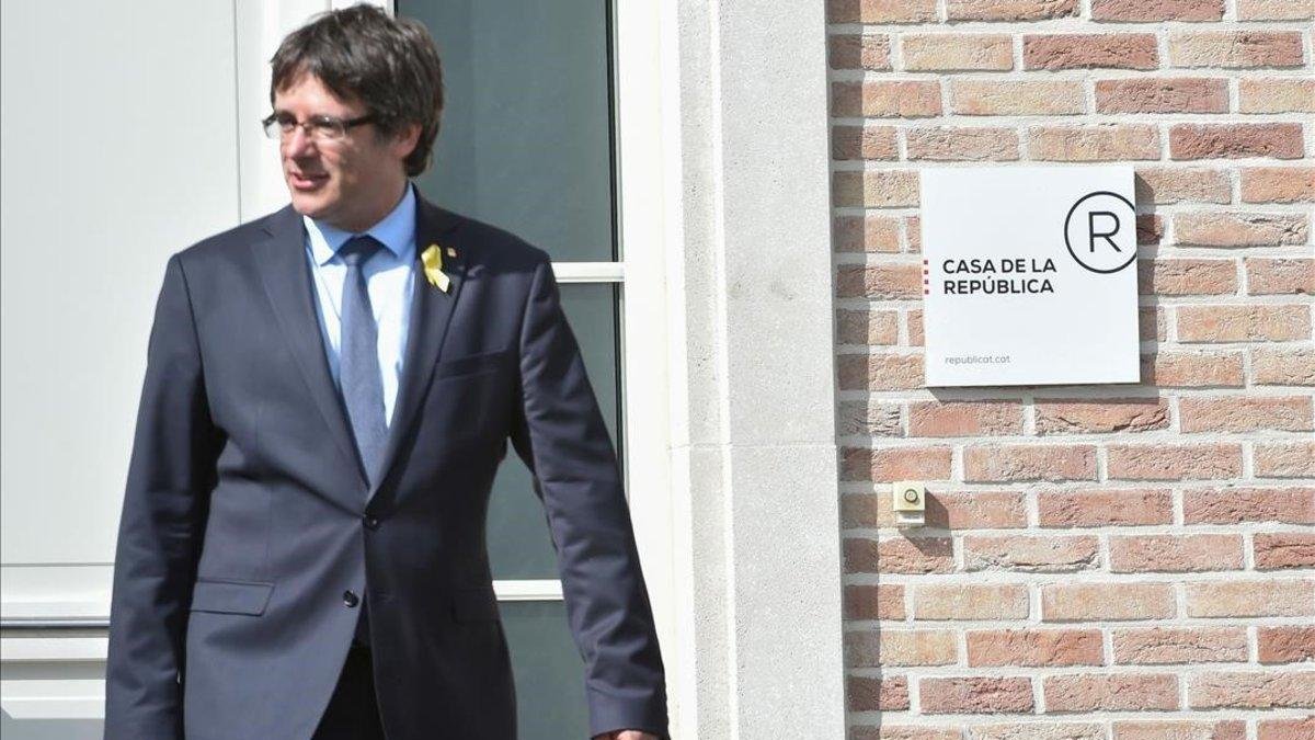 Carles Puigdemont en Bélgica-EL PERIÓDICO