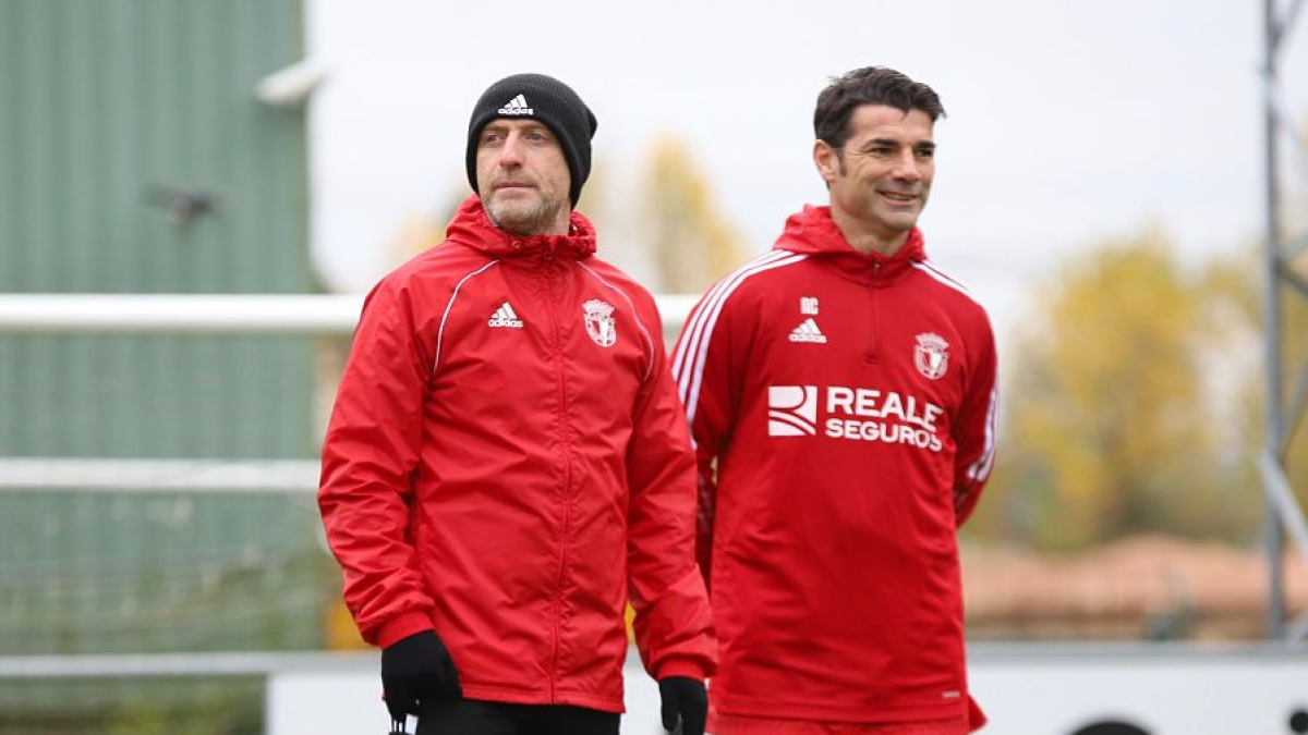 Calero entrenando en Castañares. BCF