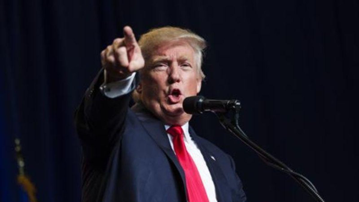 El candidato Donald Trump.-EL PERIÓDICO