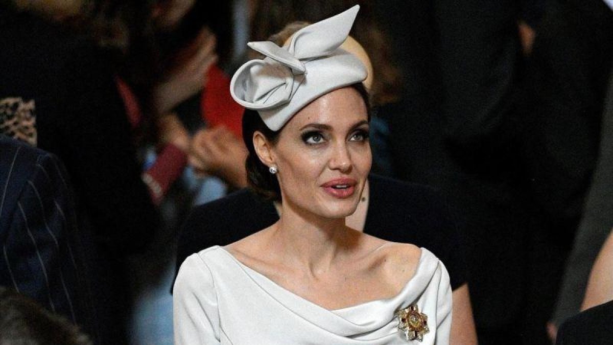 Angelina Jolie, en la catedral de San Pablo de Londres.-EFE/ NEIL HALL