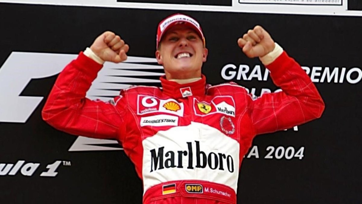 El campeonísimo alemán Michael Schumacher en sus tiempos en Ferrari.-EL PERIÓDICO
