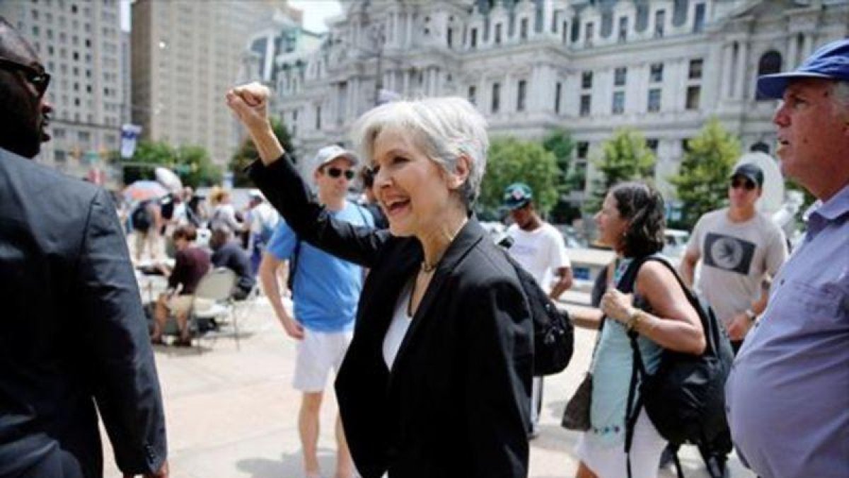La candidata verde Jill Stein, en Filadelfia, el pasado junio.-REUTERS (DOMINICK REUTER) / AP