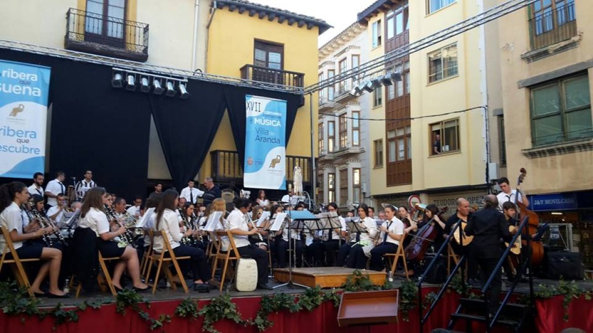 El Certamen de Bandas de Aranda es una de las actividades más esperadas del verano