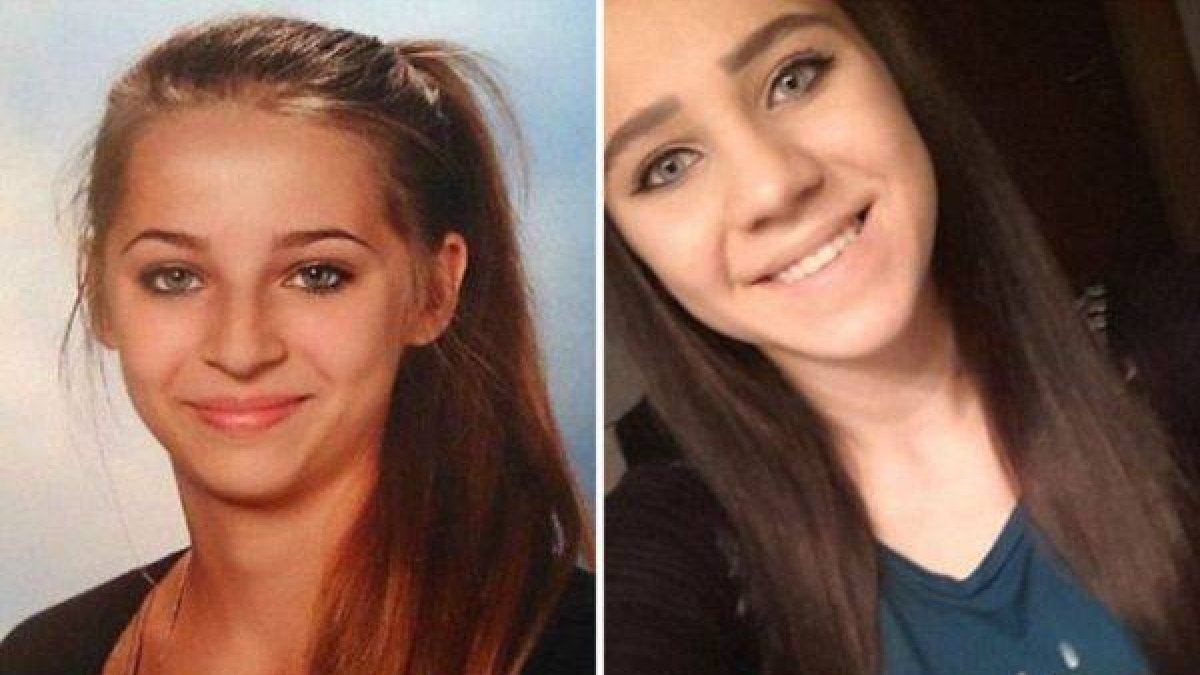 Las adolescentes Samra Kesinovic, de 16 años, y Sabina Selimovic, de 15 años, que se fueron a Siria el pasado verano.-