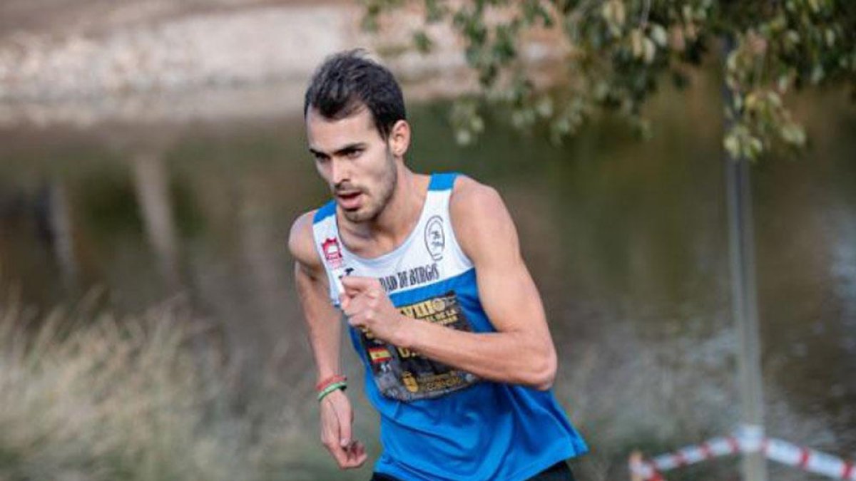 Dani Arce en acción en el Cross de Alcobendas-ECB