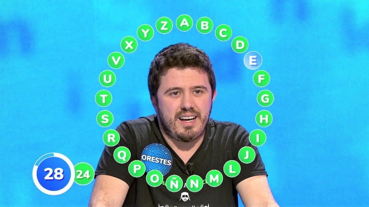 Orestes, en un momento del concurso.-ANTENA 3