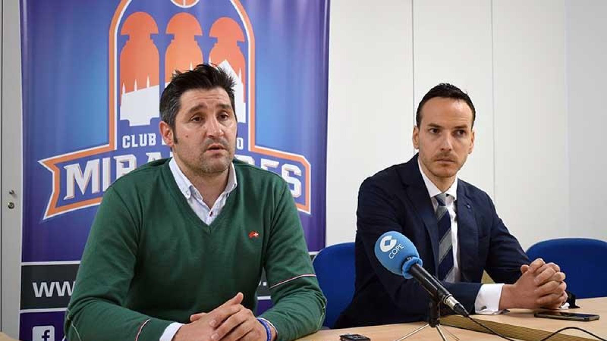 Albano Martínez y Félix Sancho realizaron ayer un balance de la primera temporada en ACB-SPB
