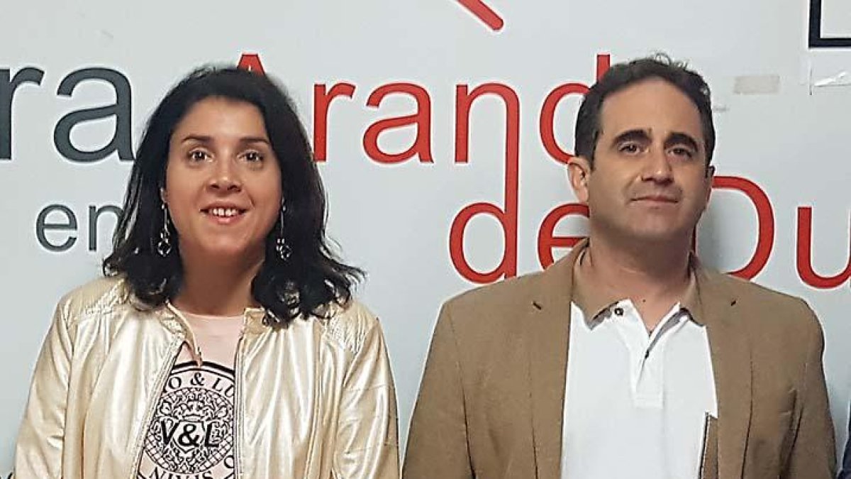 Mar Alcalde, junto a Sergio Ortega en una imagen de archivo.-L. V.