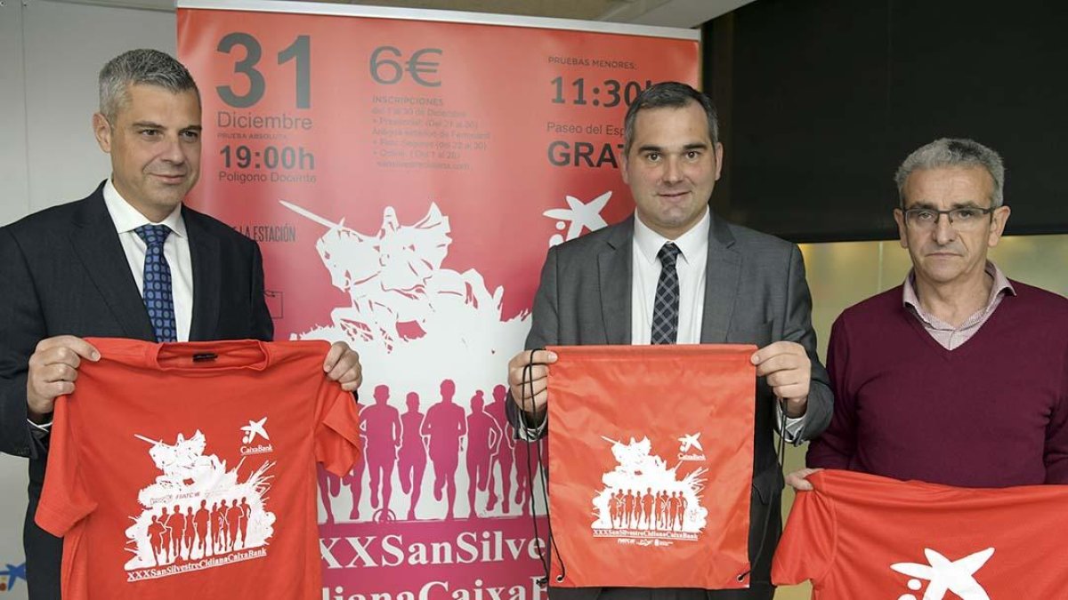 Leví Moreno, Marc Benhamou y José Puras fueron los encargados de presentar la XXX San Silvestre Cidiana-Ricardo Ordóñez
