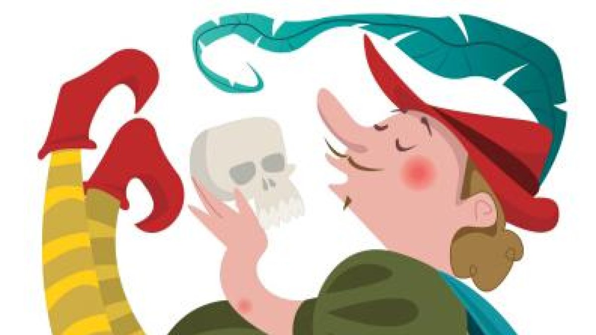 Dibujo que anuncia la sexta temporada de microteatro.-María Soro