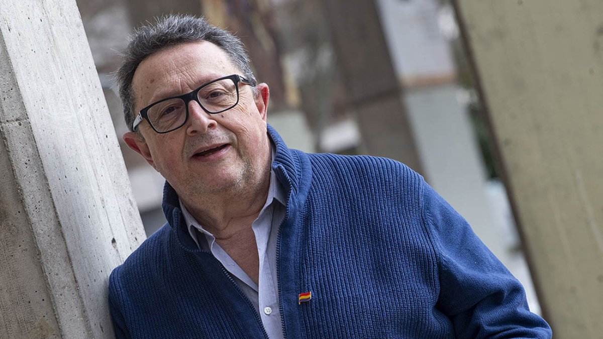 El escritor burgalés Carlos de la Sierra. SANTI OTERO