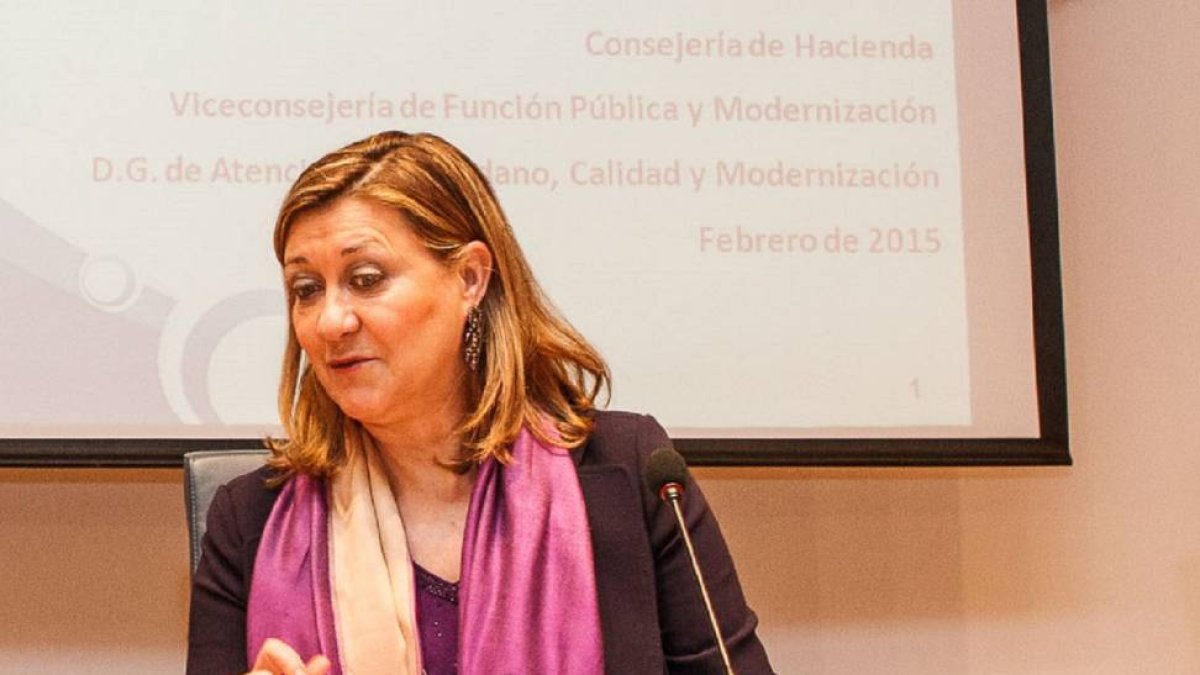 La consejera de Hacienda, Pilar del Olmo-Ical